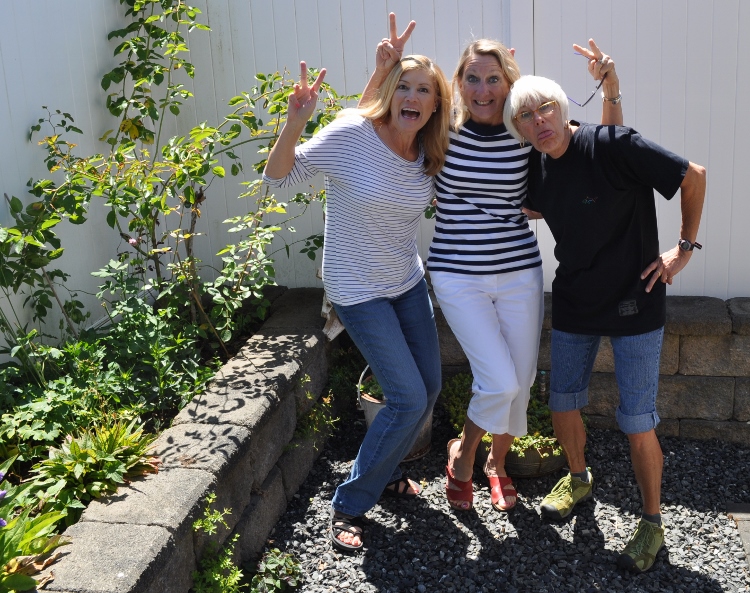 Carol, Karen and me at karen's house